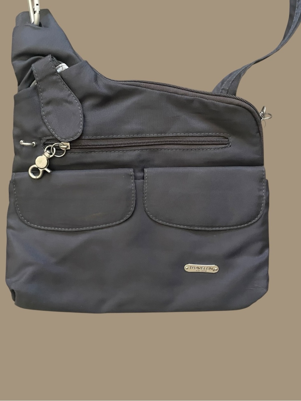 Travelon Anti-Theft Classic Crossbody Bag Locking Zippers RFID Travel Purse - Picture 3 of 6